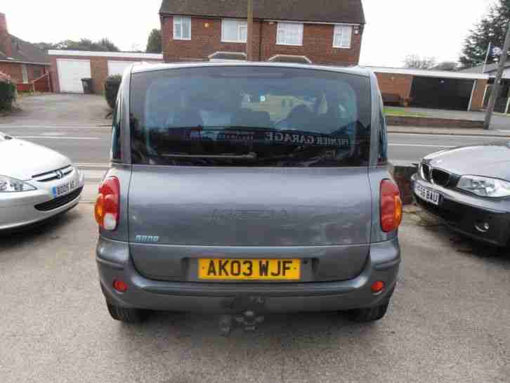 2003 Fiat Multipla JTD 115 ELX 5dr 5 door MPV