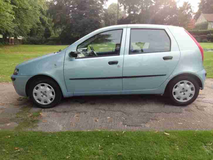 2003 Fiat Punto Active 1249cc 5 door in blue