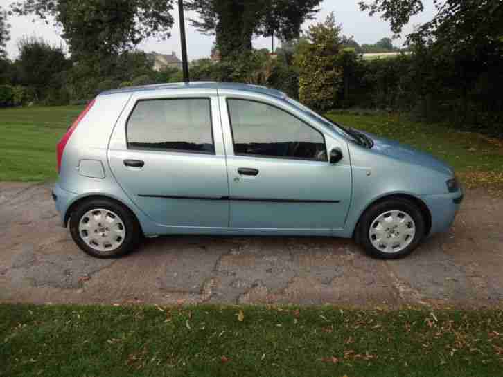 2003 Fiat Punto Active 1249cc 5 door in blue