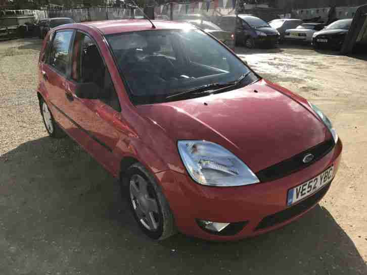 2003 Ford Fiesta 1.4 Zetec 5 door 86k Damaged Repairable