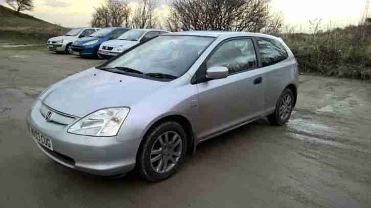 2003 HONDA CIVIC 1600 1.6 VTEC SE SILVER 3 door