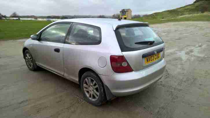 2003 HONDA CIVIC 1600 1.6 VTEC SE SILVER 3 door