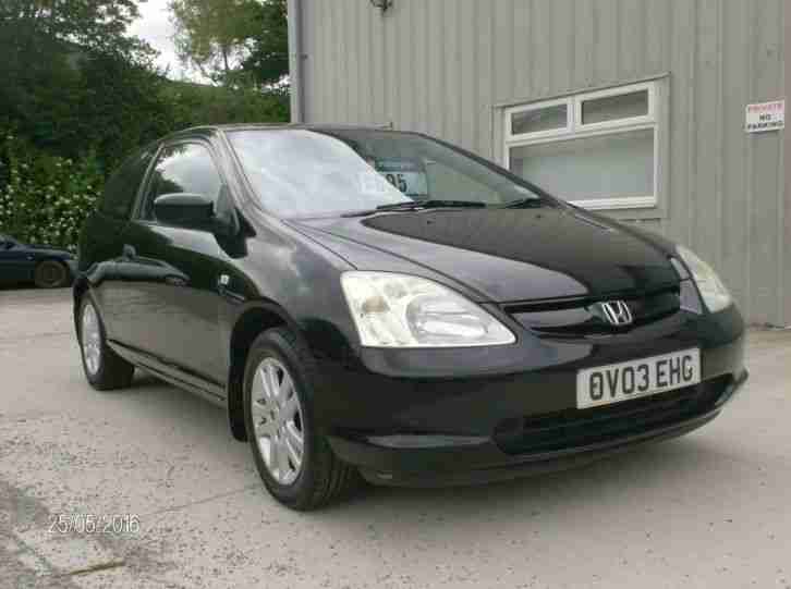 2003 HONDA CIVIC SE CTDI 3 DR DIESEL METALLIC PEARL BLACK
