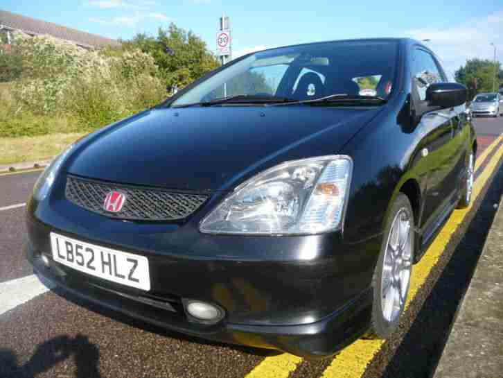 2003 HONDA CIVIC TYPE-R BLACK,12 MONTHS MOT.