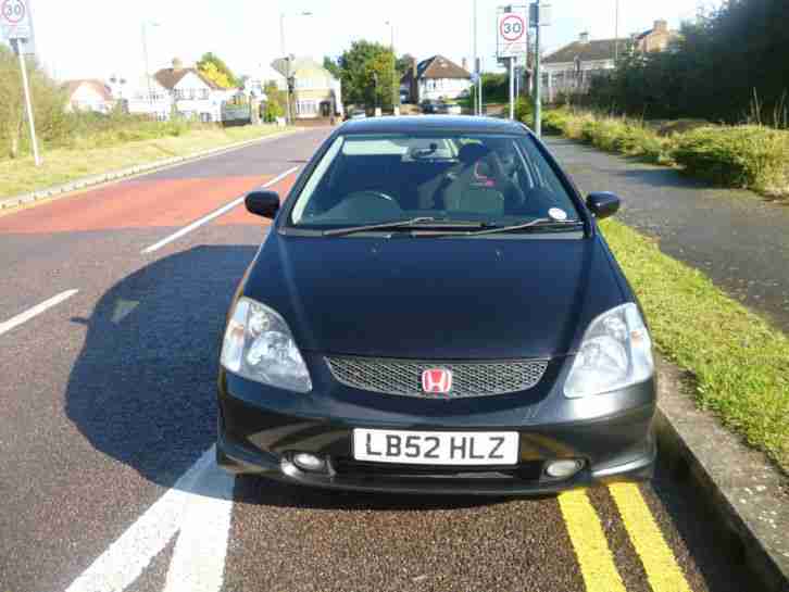 2003 HONDA CIVIC TYPE-R BLACK,12 MONTHS MOT.