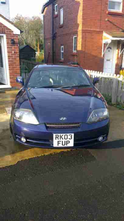 2003 HYUNDAI COUPE V6 AUTO BLUE