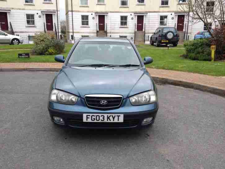 2003 HYUNDAI ELANTRA CDX BLUE