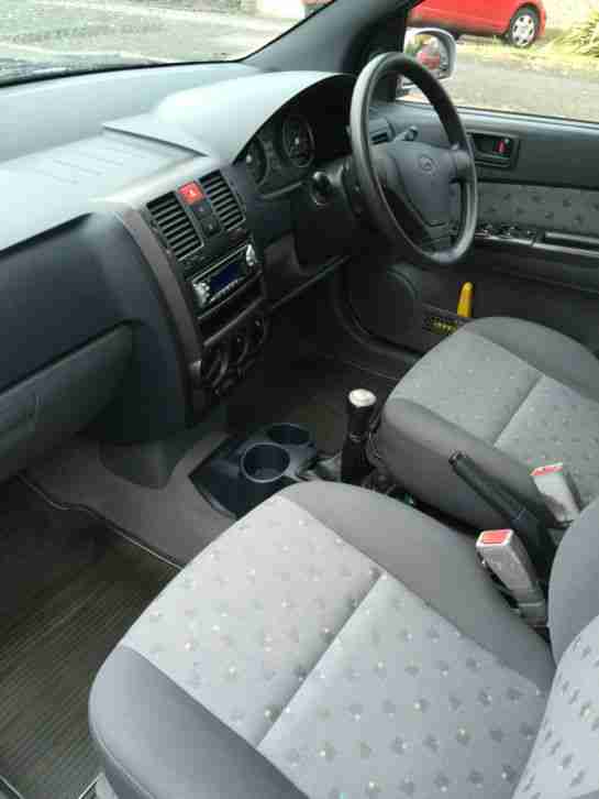 2003 HYUNDAI GETZ CDX SILVER 1.1 12 MONTHS LOW MILEAGE