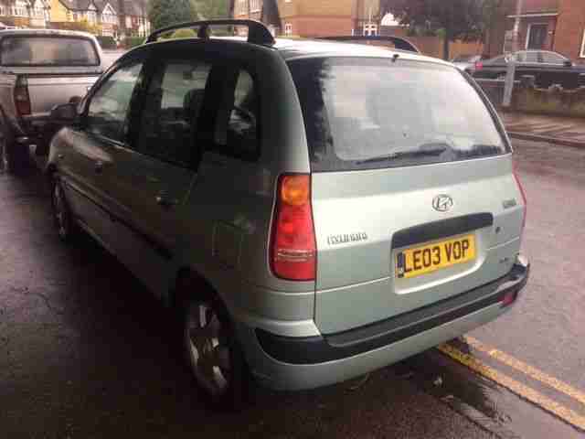 2003 HYUNDAI MATRIX GSI SILVER spares or repair
