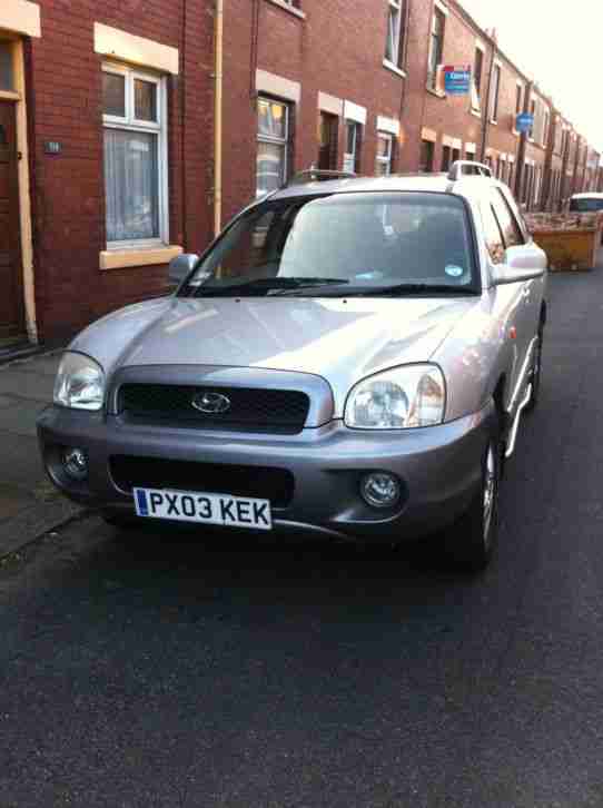 2003 HYUNDAI SANTA FE TD SILVER