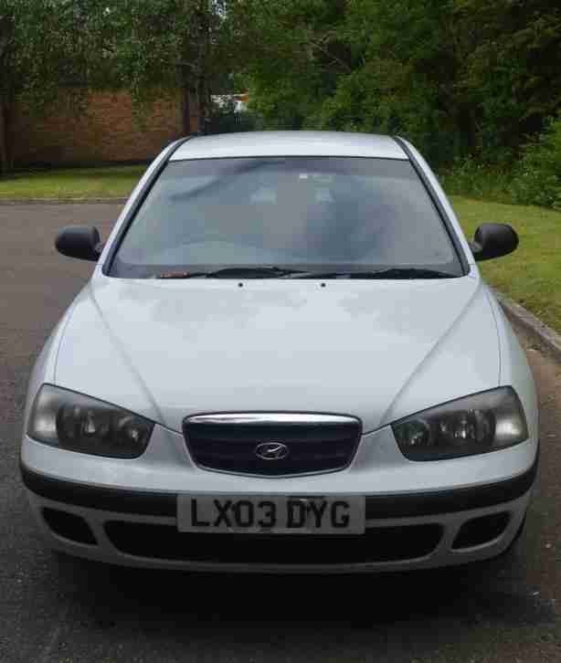 2003 Hyundai Elantra 2 Litre Diesel 5 Door Hatchback, Runner, MoT'd