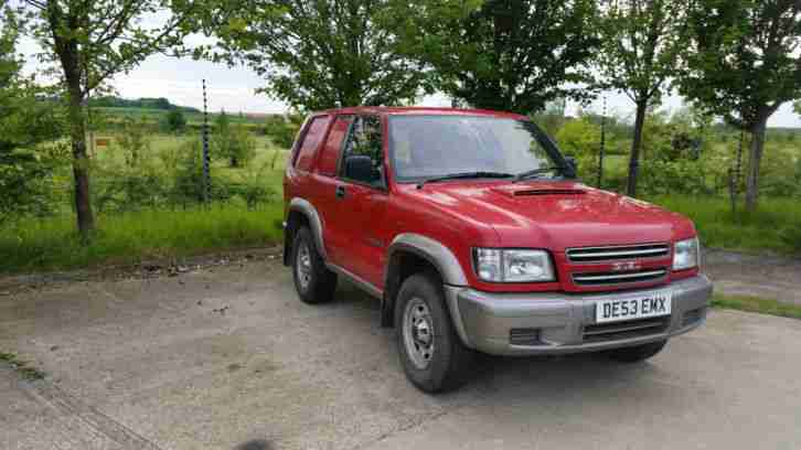 2003 TROOPER TURBO DIESEL RED SWB VAN