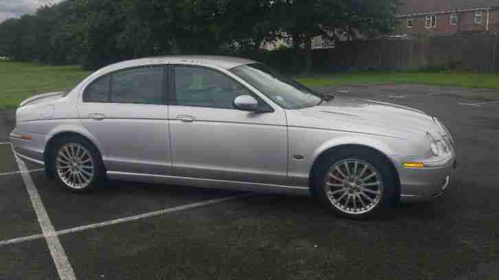 2003 JAGUAR S-TYPE 2.5 V6 SPORT SILVER FULL LEATHER