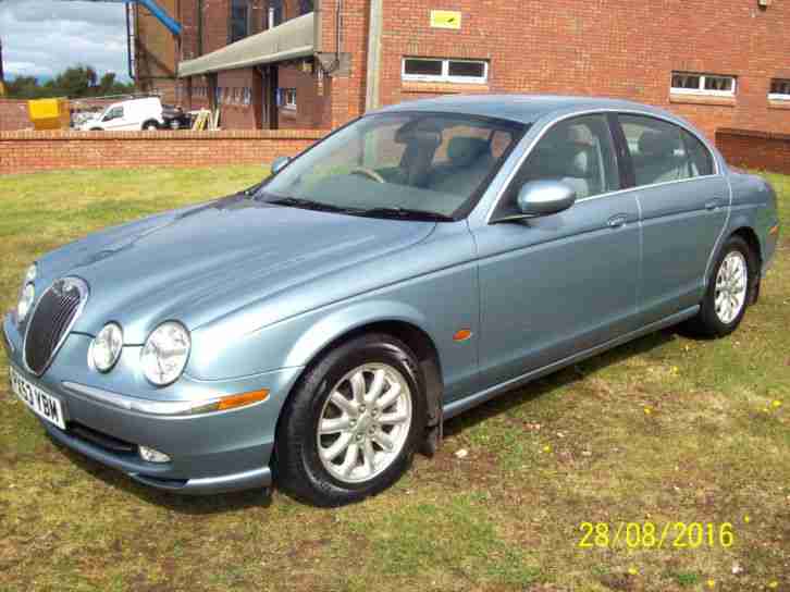 2003 JAGUAR S TYPE V6 SE AUTO BLUE ONLY 66K WITH 1 OWNER FROM NEW XKR XTYPE