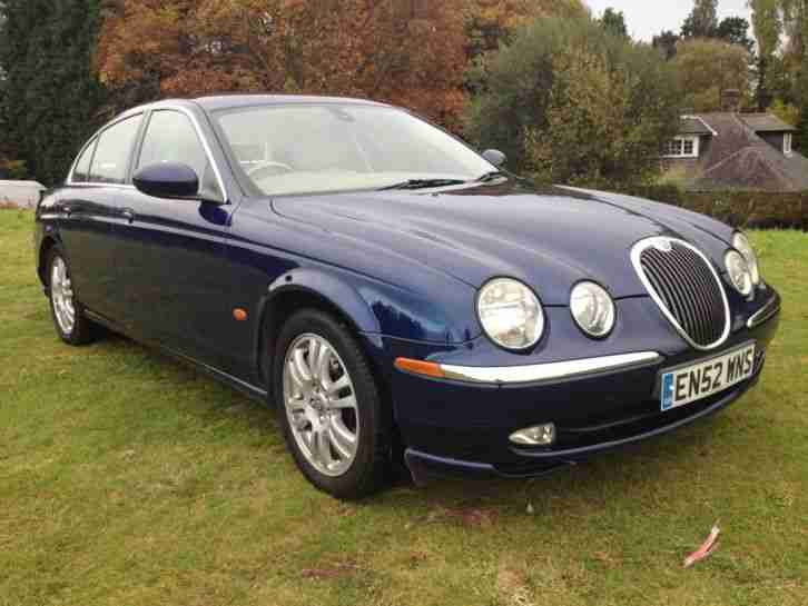 2003 JAGUAR S-TYPE V8 SE AUTO BLUE "TOTALLY STUNNING CAR TOP OF THE RANGE"