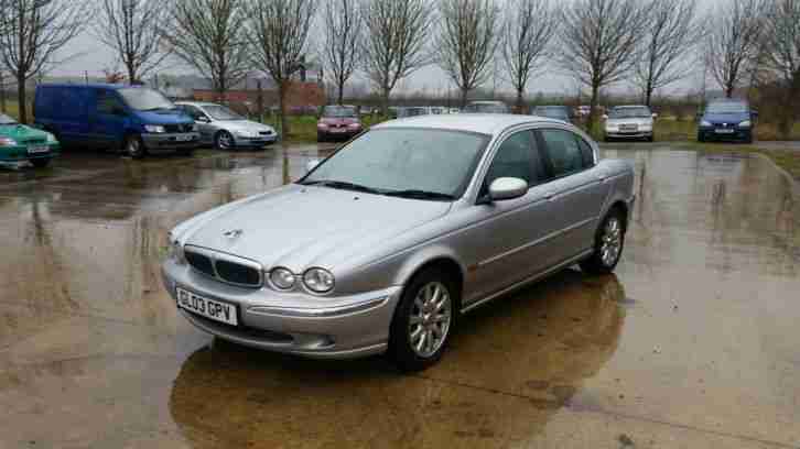 2003 JAGUAR X-TYPE V6 SILVER FSH STUNNING CAR