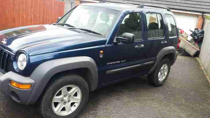 2003 CHEROKEE 2.5 CRD SPORT 4X4 BLUE NEW