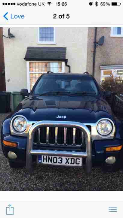 2003 JEEP CHEROKEE 3.7 LIMITED AUTO BLUE