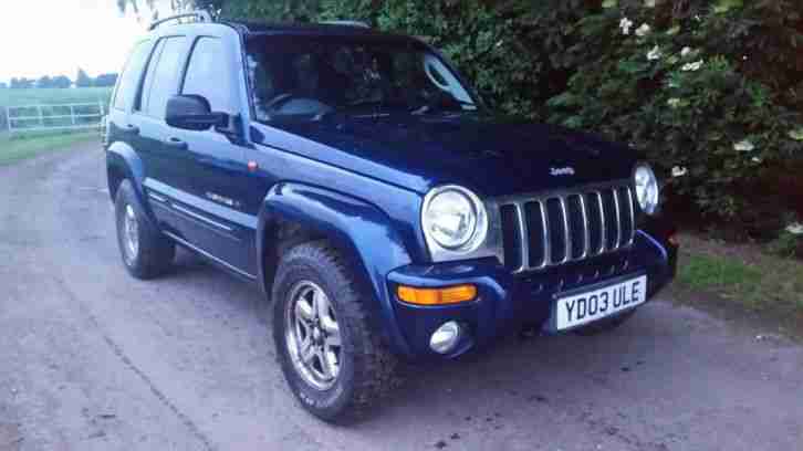 2003 JEEP CHEROKEE 3.7 LIMITED AUTO BLUE EXCELLENT CONDITION, LOW MILES