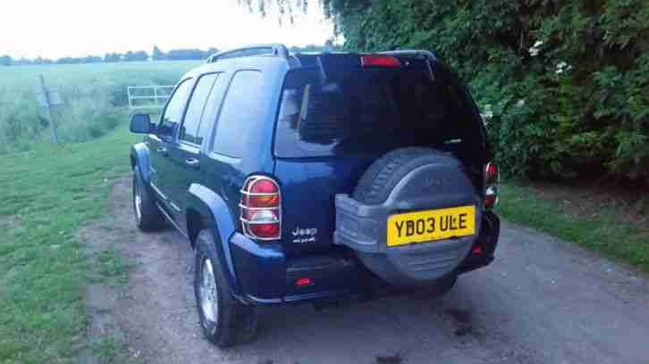 2003 JEEP CHEROKEE 3.7 LIMITED AUTO BLUE EXCELLENT CONDITION, LOW MILES