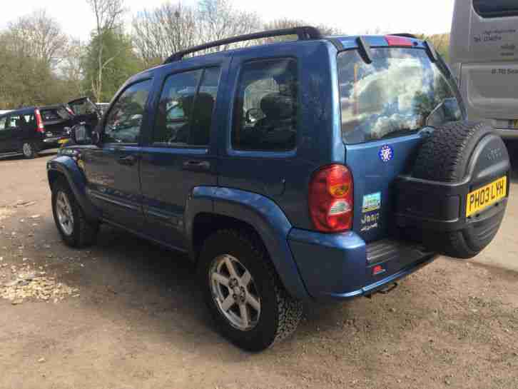 2003 JEEP CHEROKEE LIMITED 2.8 CRD AUTO BLUE