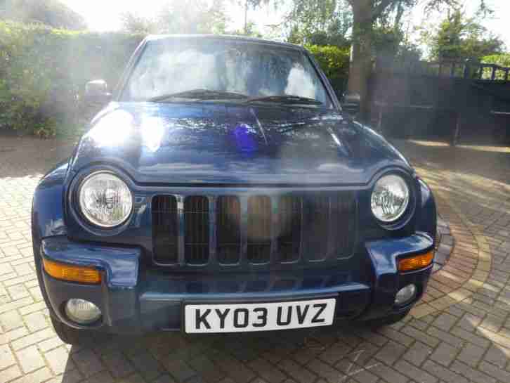 2003 JEEP CHEROKEE LIMITED 2.8 CRD AUTO BLUE LOW MILEAGE 4X4 AUTOMATIC DIESEL