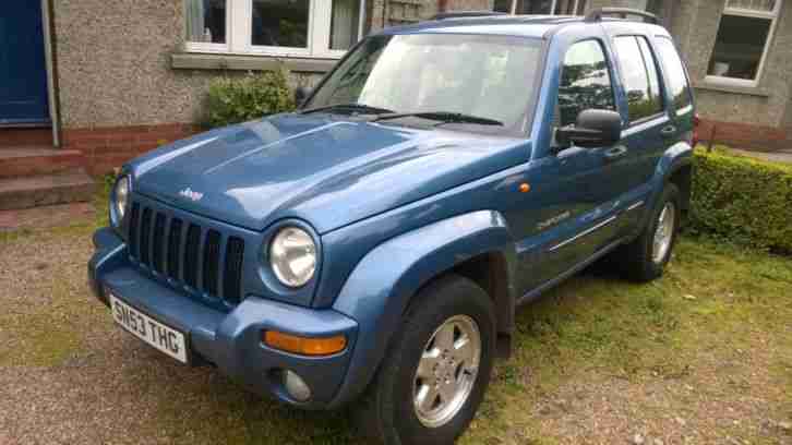 2003 JEEP CHEROKEE LIMITED 2.8CRD. 4x4. AUTOMATIC. MOT OCTOBER 2016.