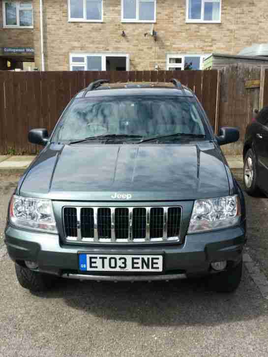 2003 JEEP GR CHEROKEE CRD OV-LAND A GREEN