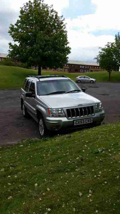 2003 JEEP GRAND CHEROKEE CRD OVERLAND 2.7 SILVER