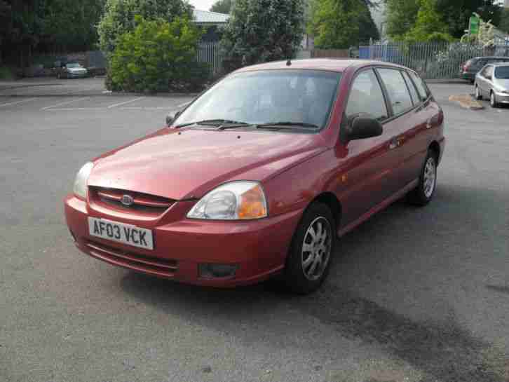 2003 KIA RIO L RED