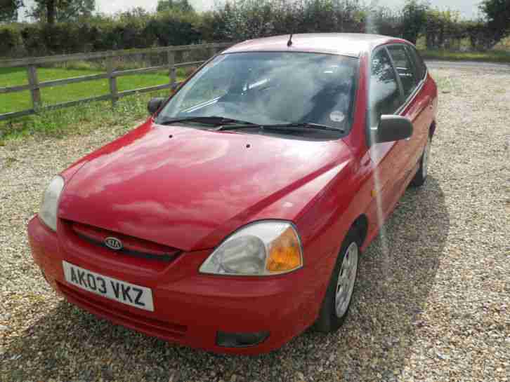 2003 KIA RIO RED 6 MONTHS MOT 115000 MILES GOOD RUNNER