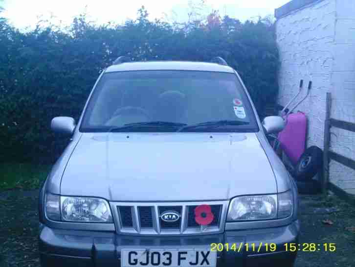 2003 SPORTAGE XSE 4X4 new mot 73631miles