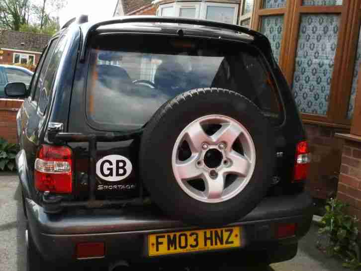 2003 KIA SPORTAGE XSE BLACK