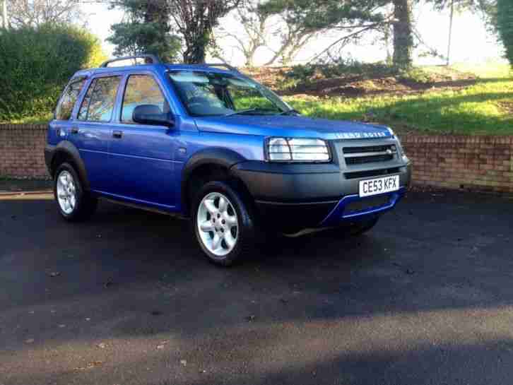 2003 LAND ROVER FREELANDER KALAHARI TD4 BLUE