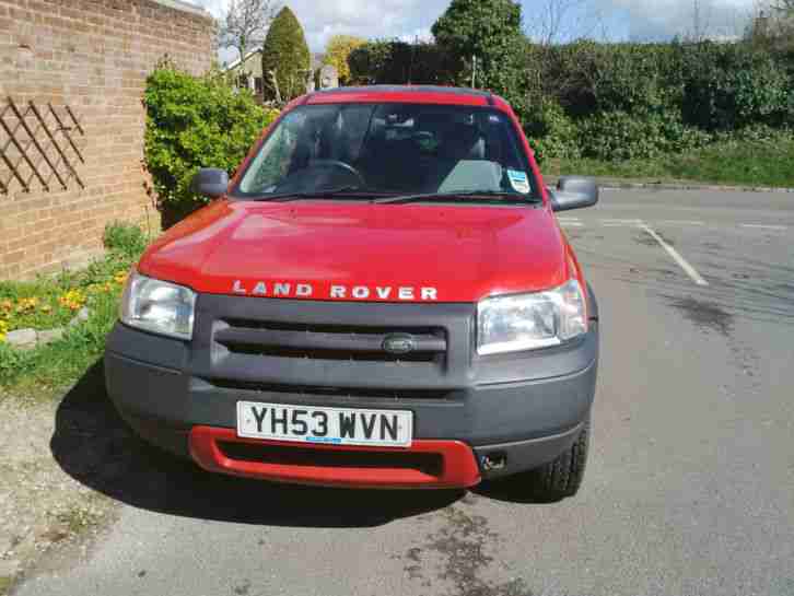 2003 LAND ROVER FREELANDER MASAI H B RED