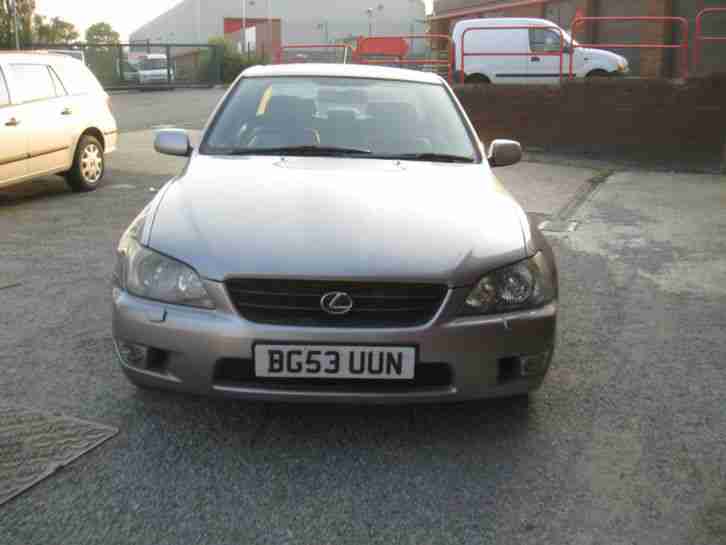 2003 LEXUS IS 200 LE SILVER 106 k full history mot jan,spares or repairs nice