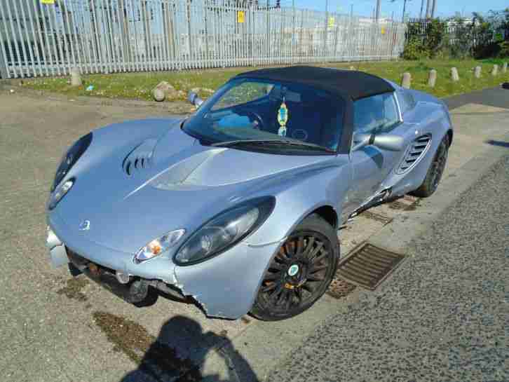 2003 LOTUS ELISE SPORT 135R SILVER SALVAGE CAT D EASY EASY FIX