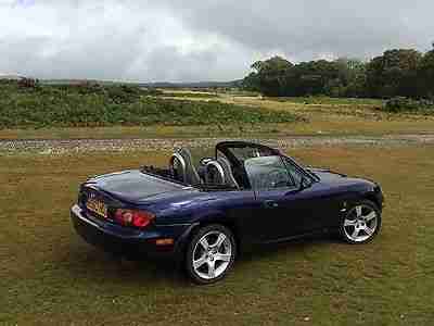 2003 MAZDA MX-5 - NEVADA BLUE - LEATHER SEATS - 2 OWNERS