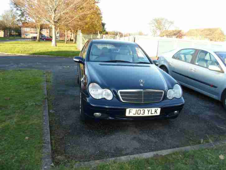 2003 MERCEDES C180 CLASSIC BLUE