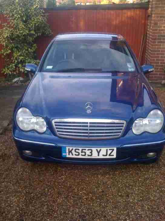 2003 MERCEDES C180 KOMP. ELEGANCE SE A BLUE