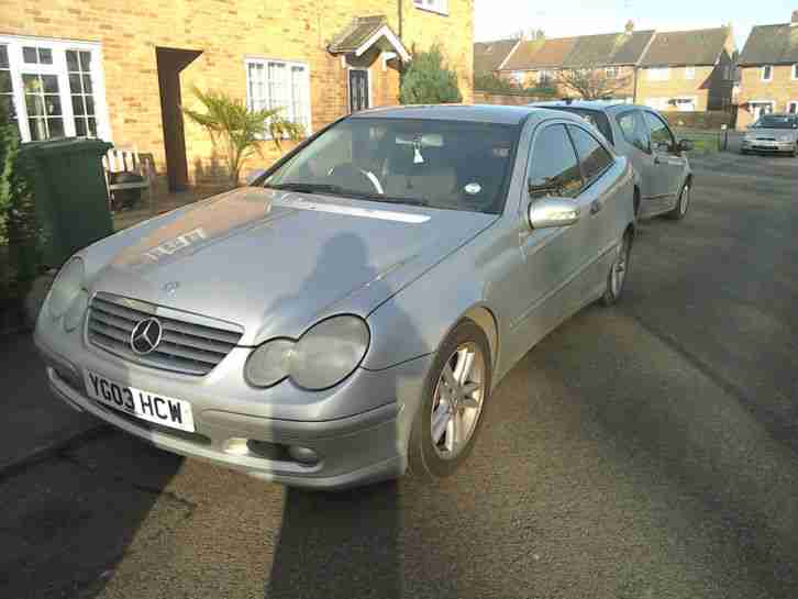 2003 MERCEDES C180 KOMPRESSOR SE AUTO SILVER