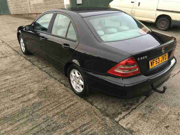 2003 MERCEDES C220 CDI CLASSIC SE AUTO 95K FSH GOOD FAMILY CAR CHEAP BARGAIN