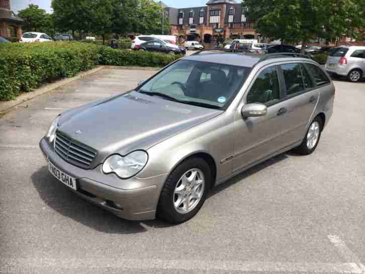 2003 MERCEDES C220 CDI CLASSIC SE,AUTOMATIC, ESTATE, 7 SERVICE STAMPS, MOT 03/16