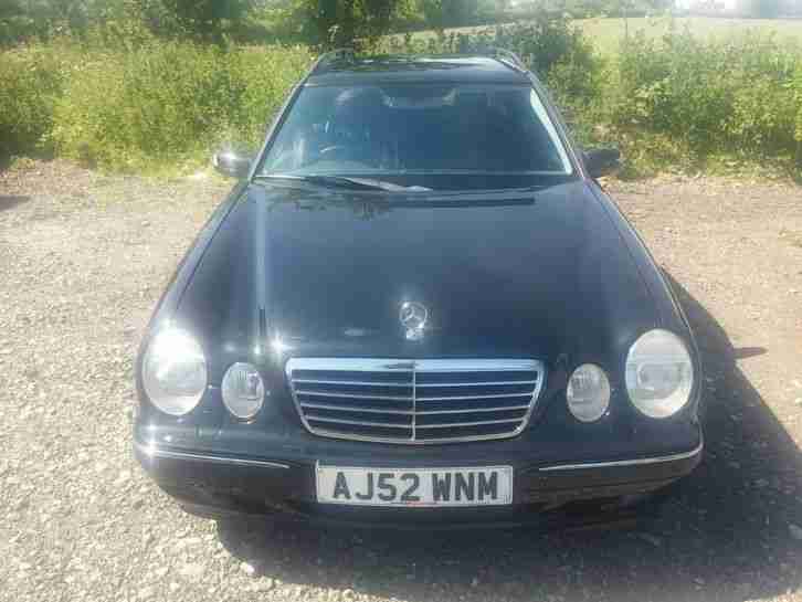 2003 MERCEDES E320 CDI AVANTGARDE AUTO BLACK