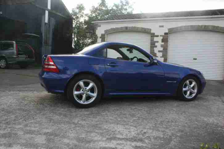 2003 MERCEDES SLK 200 KOMPRESSOR BLUE
