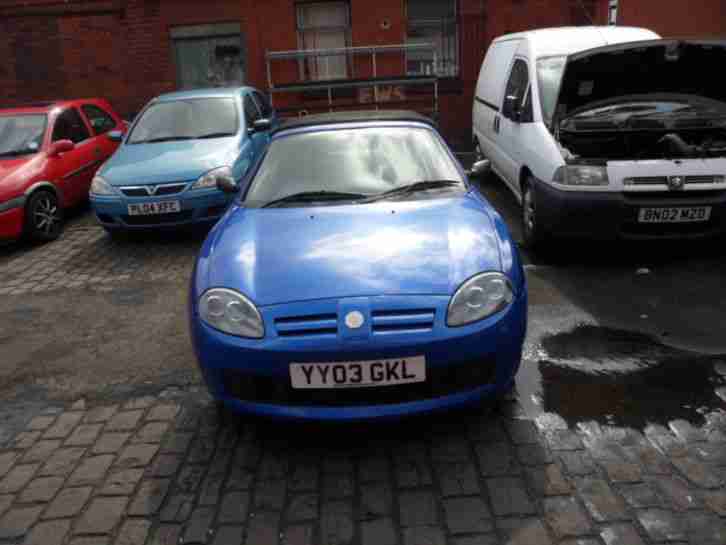 2003 MG TF 58k SPARES OR REPAIR M.O.T WORK