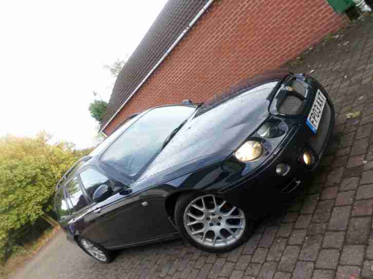 2003 MG ZT-T 2.0 CDTI 135 + ROVER 75 DIESEL ESTATE ~BLACK ~ FULL MOT + TAX INC