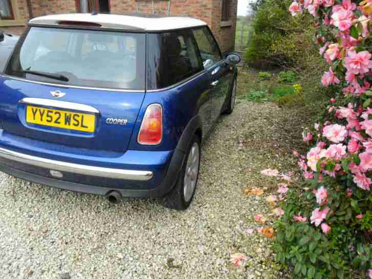 2003 MINI COOPER MET BLUE 72K SERVICE HISTORY