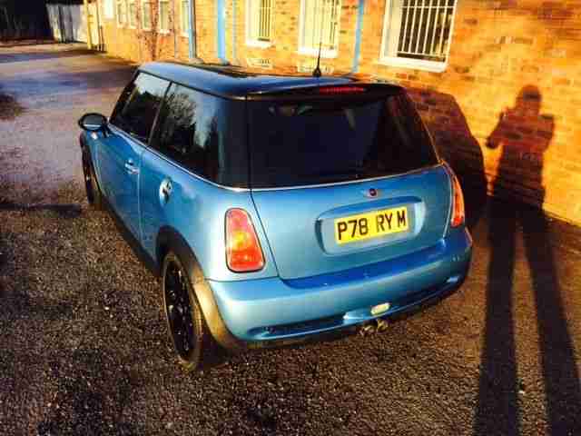 2003 MINI COOPER S BLUE CHILLI PACK 220BHP ONLY 71K WORKS
