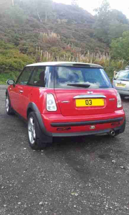 2003 MINI MINI COOPER RED